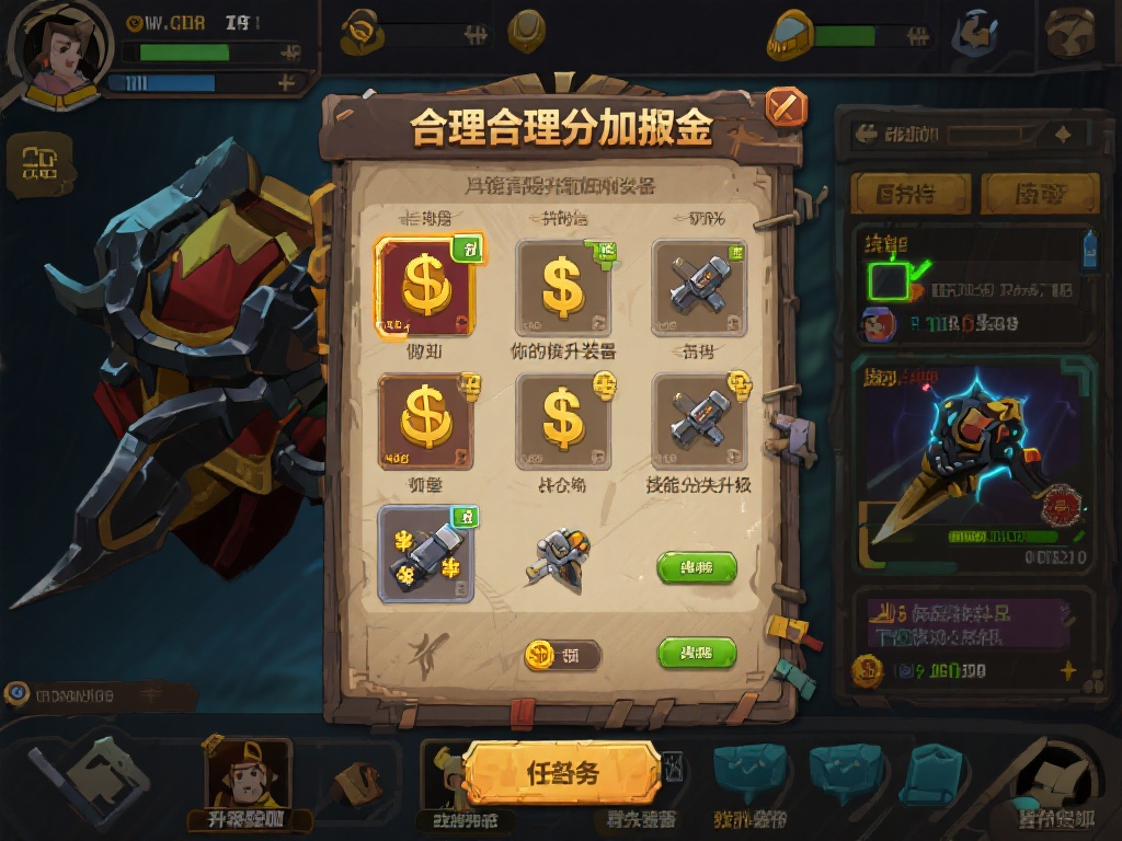 新手必读:赏金女王试玩指南与快速上手秘籍 合理分配赏金:任务完成后得到的赏金是你提升装备和技